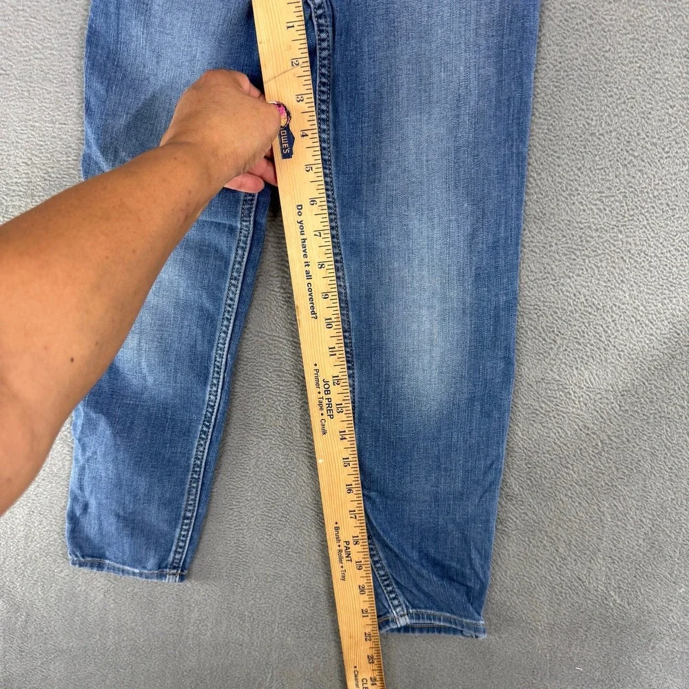 Abercrombie Fitch Kids Girls Jeans High-Rise Super Skinny Blue Denim Fade 7/8x22